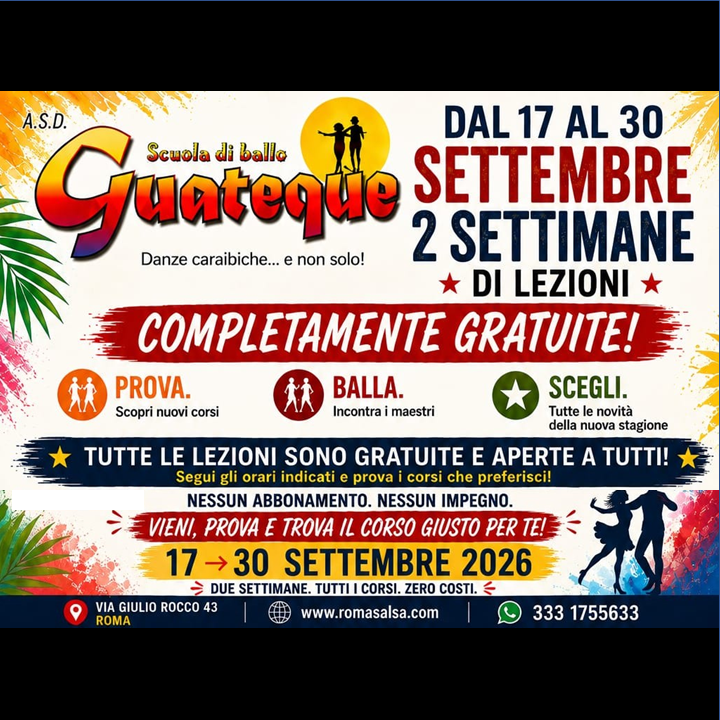 A Settembre si riparte… con due settimane di prova gratuite!